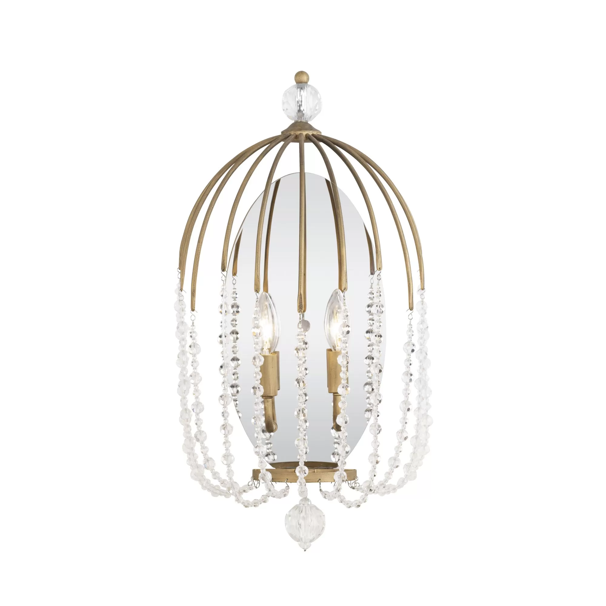 Voliere 343W02HG 2-Light Wall Sconce - Havana Gold 1 Voliere 343W02HG 2-Light Wall Sconce - Havana Gold