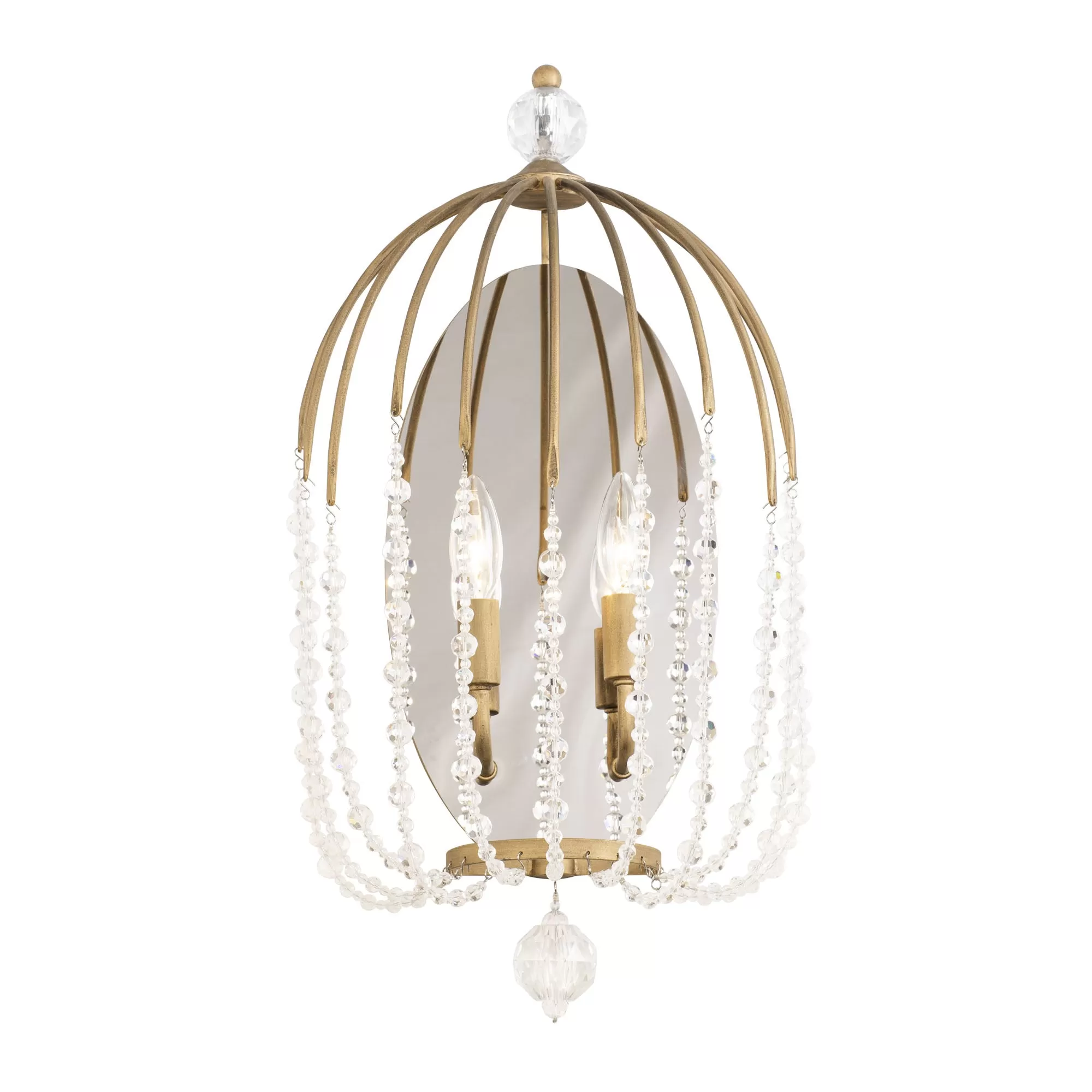 Voliere 343W02HG 2-Light Wall Sconce - Havana Gold 5 Voliere 343W02HG 2-Light Wall Sconce - Havana Gold - Image 5