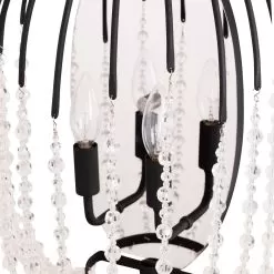 Voliere 343W02MB 2-Light Wall Sconce - Matte Black -Lighting Decoration Store 343W02MB Detail 1