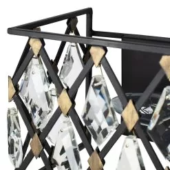 Windsor 345B03CBHG 3-Light Vanity Light - Carbon/Havana Gold 7 Windsor 345B03CBHG 3-Light Vanity Light - Carbon/Havana Gold -Lighting Decoration Store 345B03CBHG 3