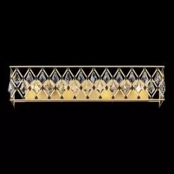 Windsor 345B04FGMB 4-Light Vanity Light - French Gold/Matte Black -Lighting Decoration Store 345B04FGMB 7