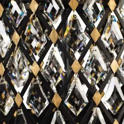 Windsor 345C21CBHG 21-Light Crystal Chandelier - Carbon Black /Havana Gold -Lighting Decoration Store 345C21CBHG 7