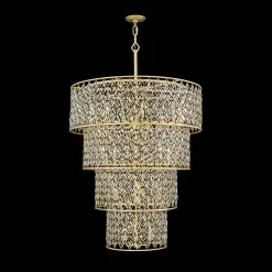 Windsor 345C21FGMB 21-Light Chandelier - French Gold/Matte Black -Lighting Decoration Store 345C21FGMB 3