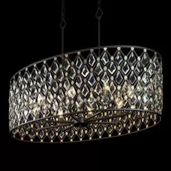 Windsor 345N08CBHG 8-Light Pendant Light - Carbon/Havana Gold 7 Windsor 345N08CBHG 8-Light Pendant Light - Carbon/Havana Gold -Lighting Decoration Store 345N08CBHG c90607c2 1b26 4e8a a7d9 5da28794c5ac