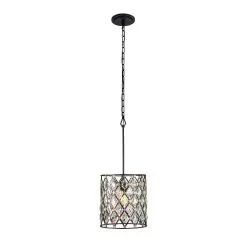 Windsor 345P01CBHG 1-Light Pendant Light - Carbon/Havana Gold -Lighting Decoration Store 345P01CBHG 1