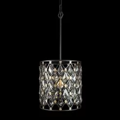 Windsor 345P01CBHG 1-Light Pendant Light - Carbon/Havana Gold -Lighting Decoration Store 345P01CBHG 2