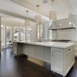 Windsor 345P01FGMB 1-Light Pendant Light - French Gold/Matte Black -Lighting Decoration Store 345P01FGMB app square