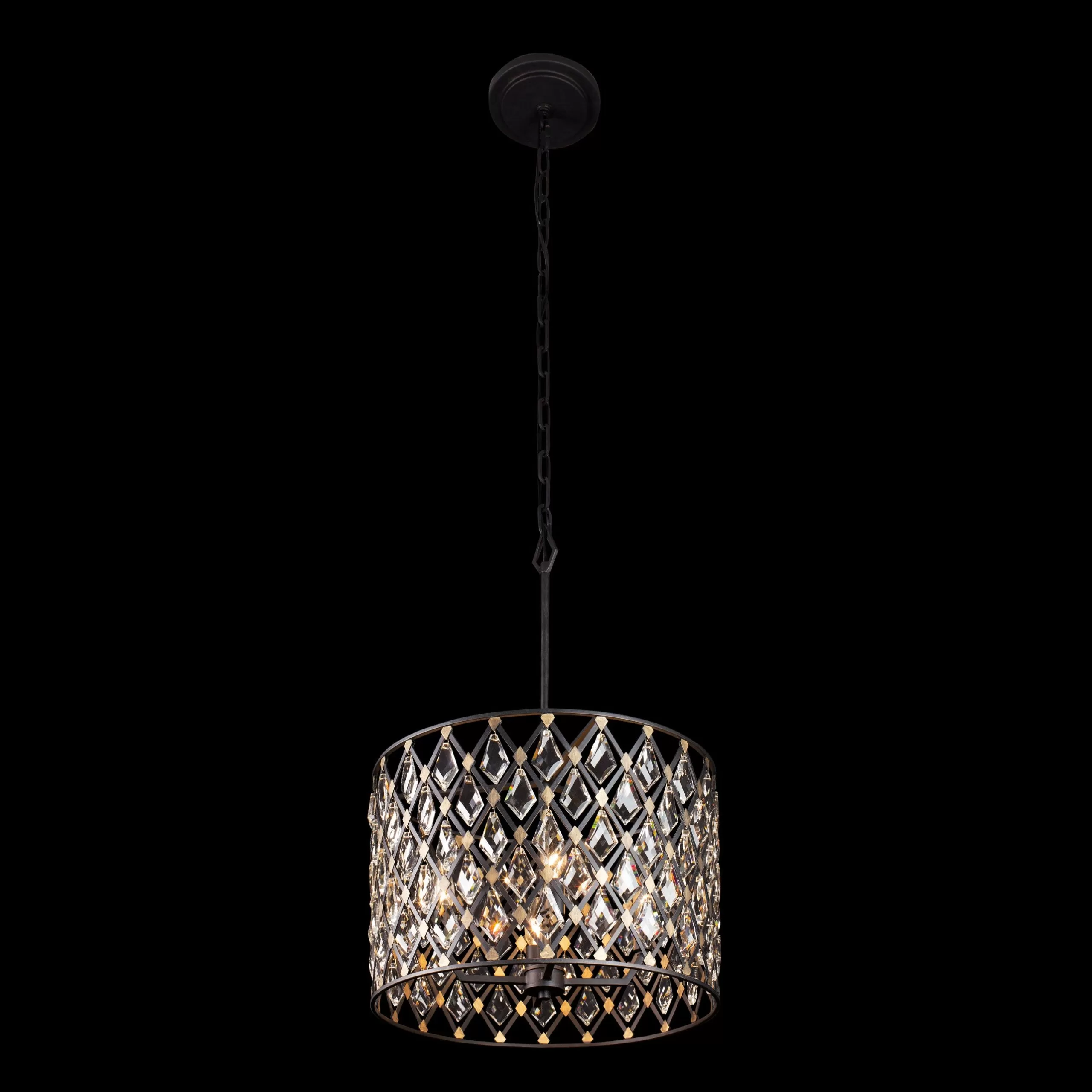 Windsor 345P04CBHG 4-Light Pendant Light - Carbon/Havana Gold 4 Windsor 345P04CBHG 4-Light Pendant Light - Carbon/Havana Gold - Image 4