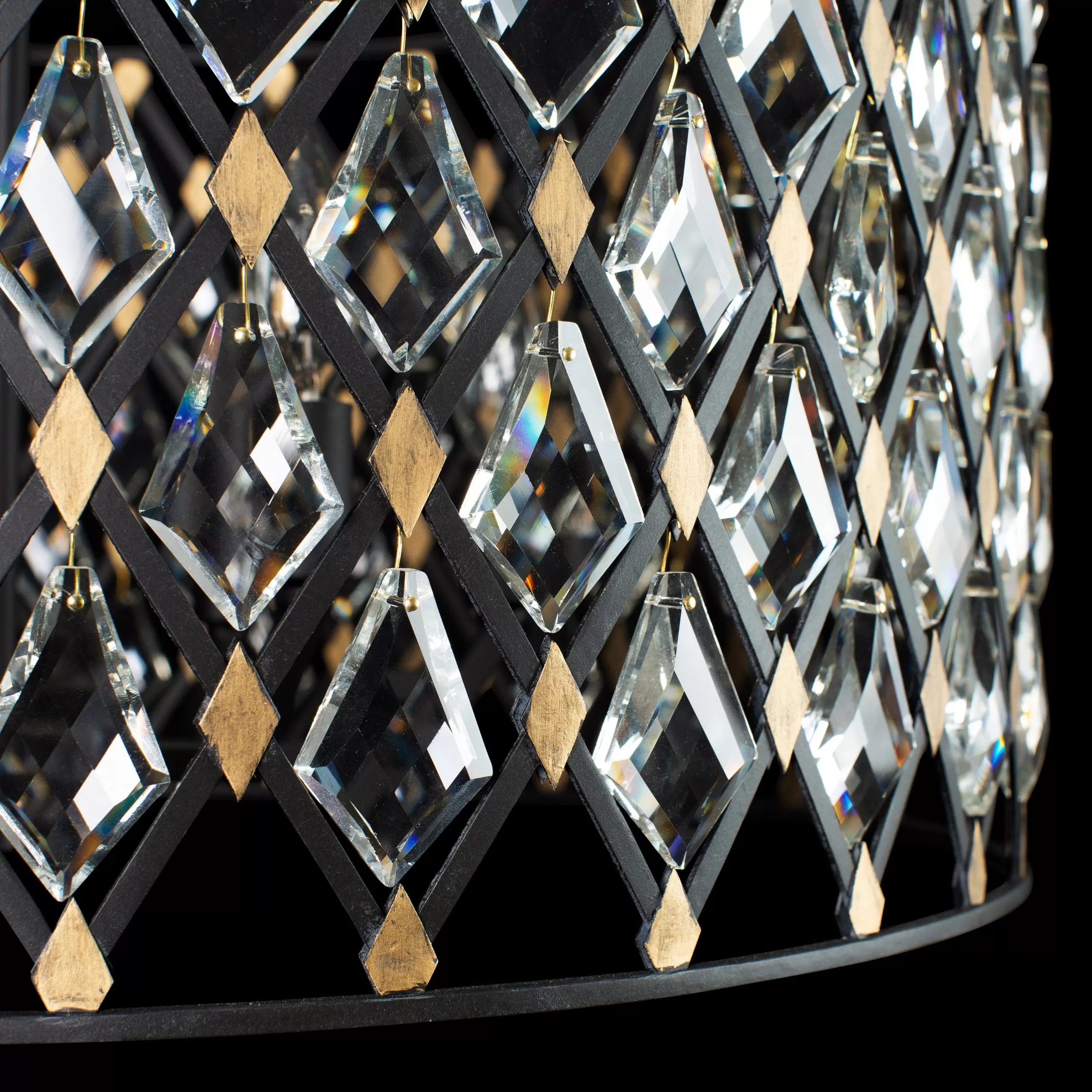 Windsor 345P04CBHG 4-Light Pendant Light - Carbon/Havana Gold 5 Windsor 345P04CBHG 4-Light Pendant Light - Carbon/Havana Gold - Image 5