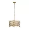 Windsor 345P06FGMB 6-Light Pendant Light - French Gold/Matte Black