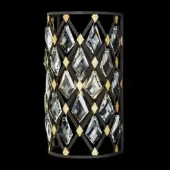 Windsor 345W01CBHG 1-Light Wall Sconce - Carbon/Havana Gold -Lighting Decoration Store 345W01CBHG 3