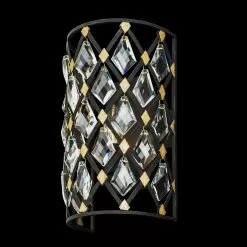 Windsor 345W01CBHG 1-Light Wall Sconce - Carbon/Havana Gold -Lighting Decoration Store 345W01CBHG 5