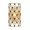 Windsor 345W01FGMB 1-Light Wall Sconce - French Gold/Matte Black