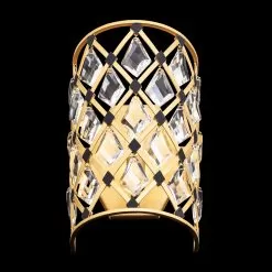 Windsor 345W01FGMB 1-Light Wall Sconce - French Gold/Matte Black -Lighting Decoration Store 345W01FGMB 7