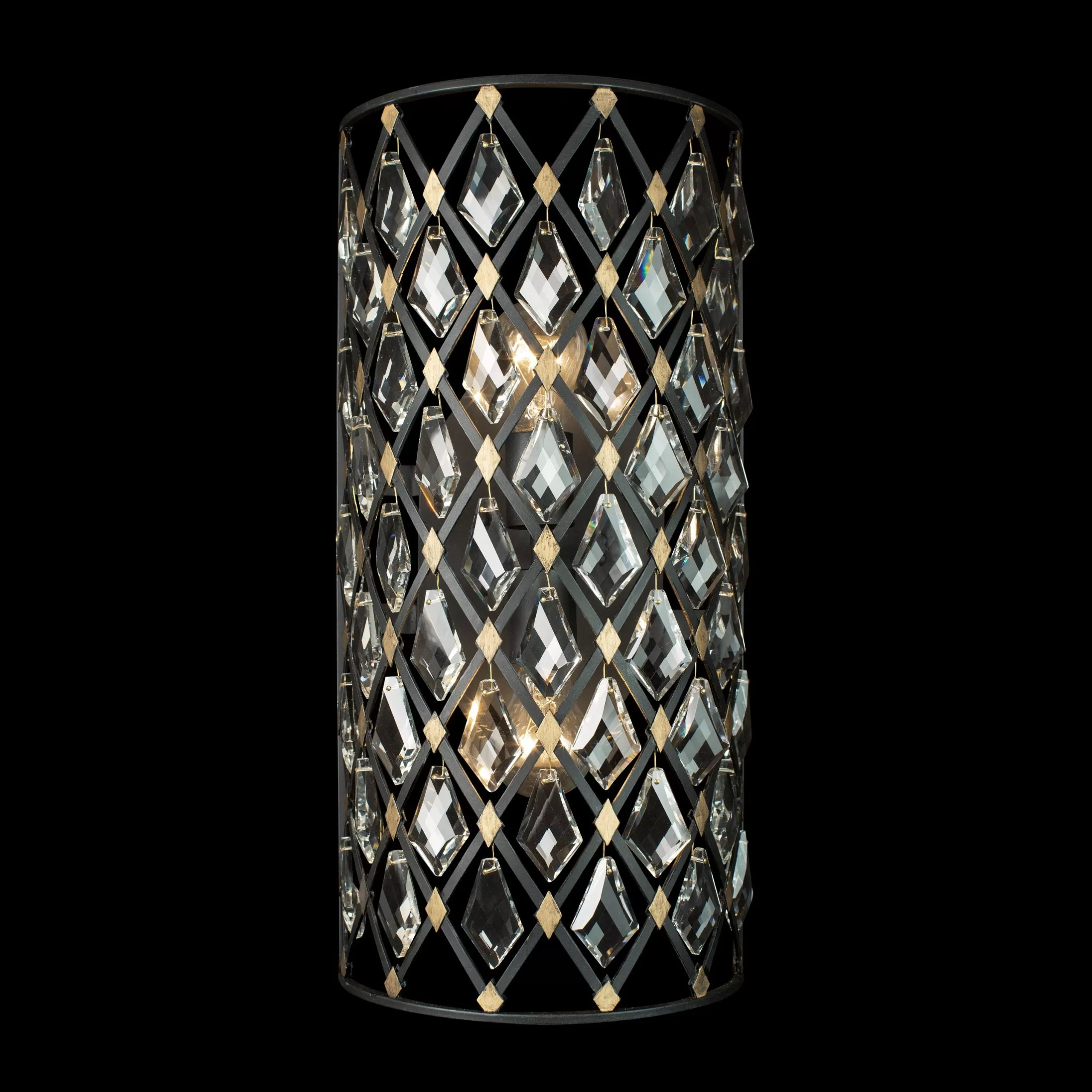 Windsor 345W02CBHG 2-Light Wall Sconce - Carbon/Havana Gold 1 Windsor 345W02CBHG 2-Light Wall Sconce - Carbon/Havana Gold