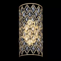 Windsor 345W02FGMB 2-Light Wall Sconce - French Gold/Matte Black -Lighting Decoration Store 345W02FGMB 7