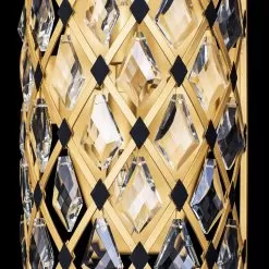 Windsor 345W02FGMB 2-Light Wall Sconce - French Gold/Matte Black -Lighting Decoration Store 345W02FGMB Detail 3