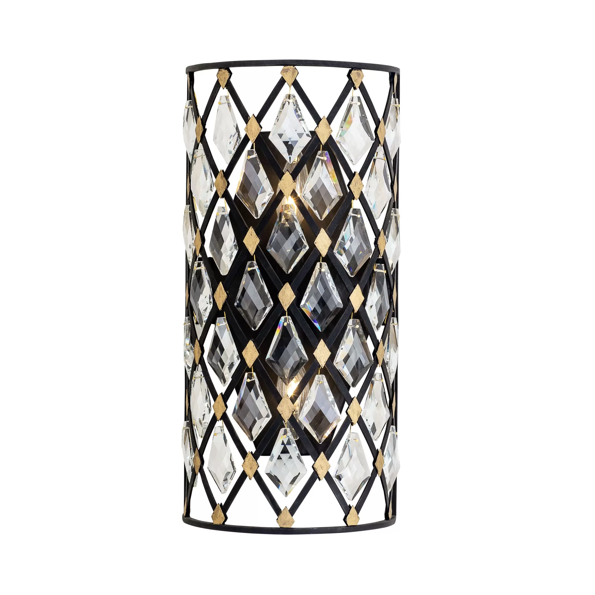 Windsor 345W02SCBHG 2-Light Wall Sconce - Carbon/Havana Gold 1 Windsor 345W02SCBHG 2-Light Wall Sconce - Carbon/Havana Gold