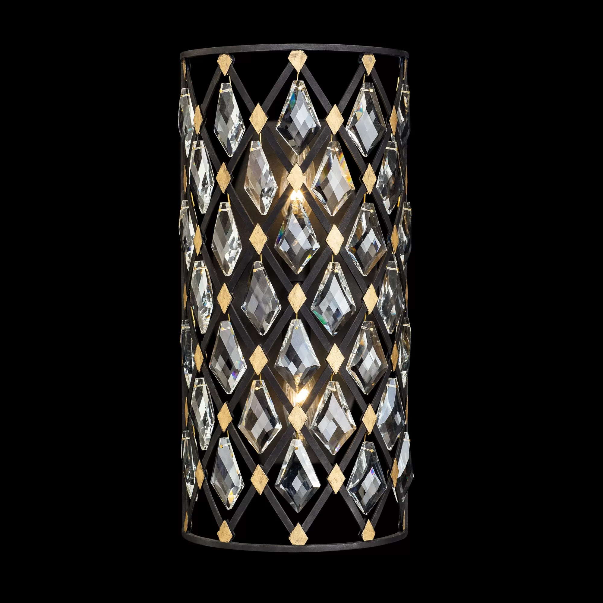 Windsor 345W02SCBHG 2-Light Wall Sconce - Carbon/Havana Gold 9 Windsor 345W02SCBHG 2-Light Wall Sconce - Carbon/Havana Gold - Image 9