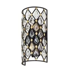 Windsor 345W02SCBHG 2-Light Wall Sconce - Carbon/Havana Gold 13 Windsor 345W02SCBHG 2-Light Wall Sconce - Carbon/Havana Gold -Lighting Decoration Store 345W02SCBHG 4
