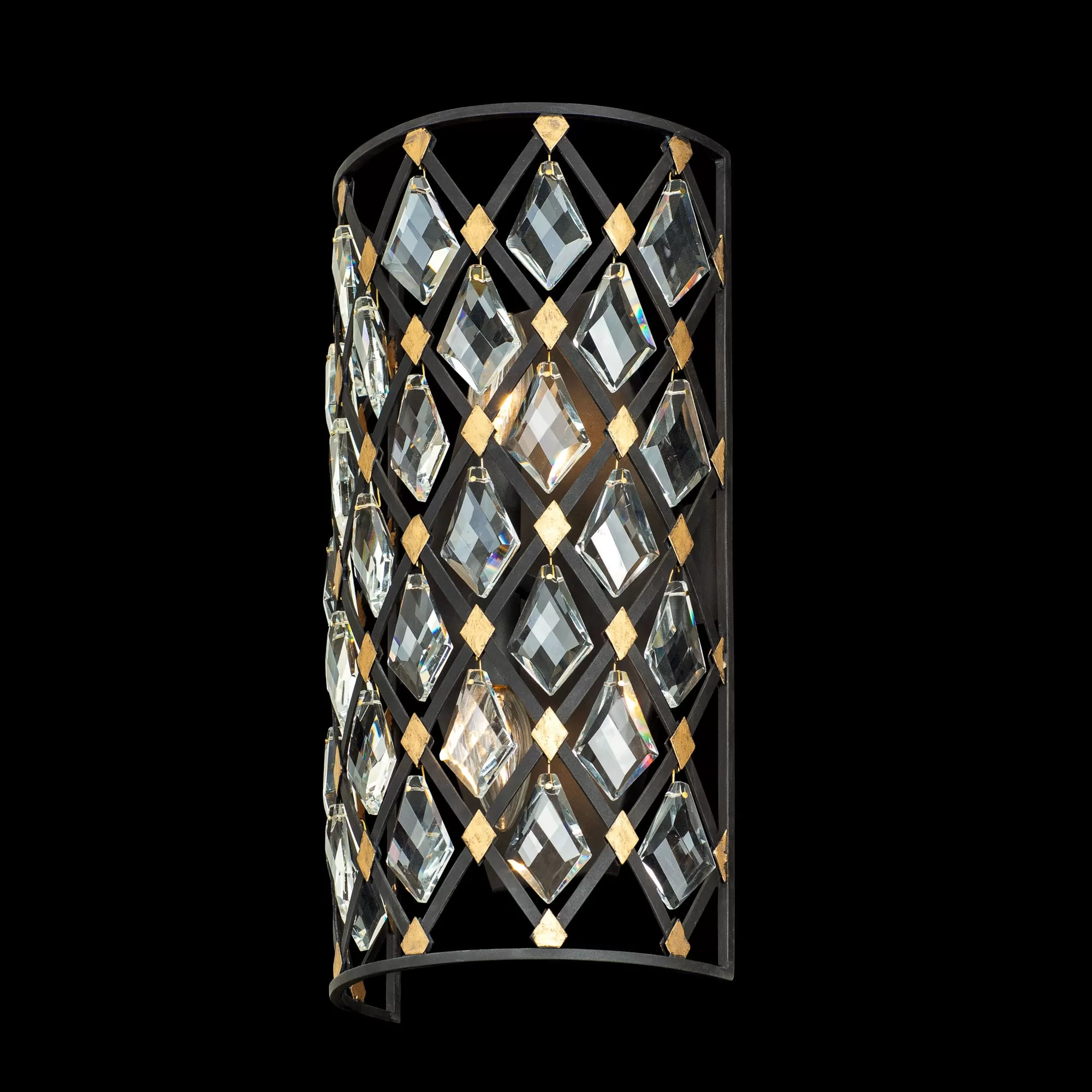 Windsor 345W02SCBHG 2-Light Wall Sconce - Carbon/Havana Gold 8 Windsor 345W02SCBHG 2-Light Wall Sconce - Carbon/Havana Gold - Image 8
