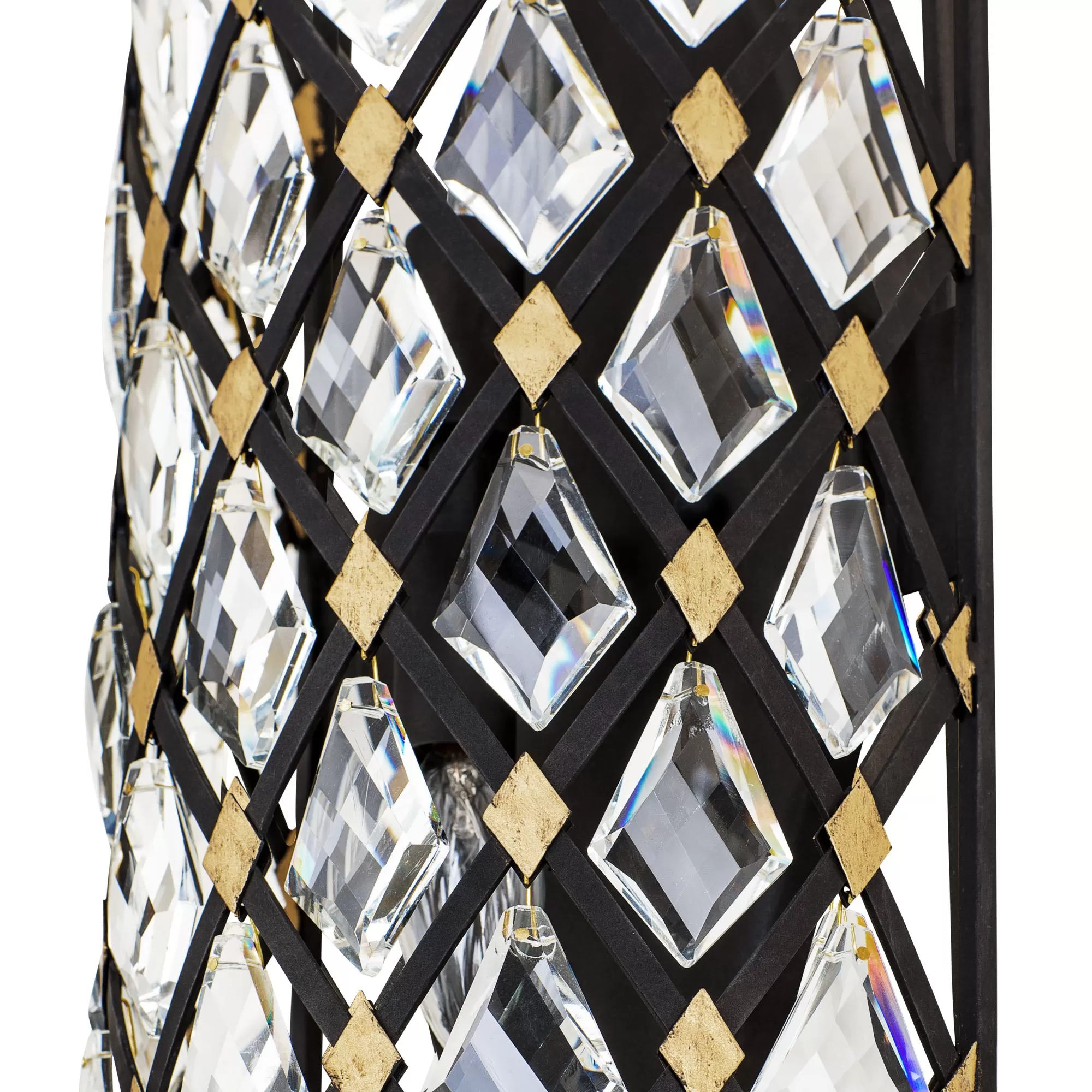 Windsor 345W02SCBHG 2-Light Wall Sconce - Carbon/Havana Gold 5 Windsor 345W02SCBHG 2-Light Wall Sconce - Carbon/Havana Gold - Image 5