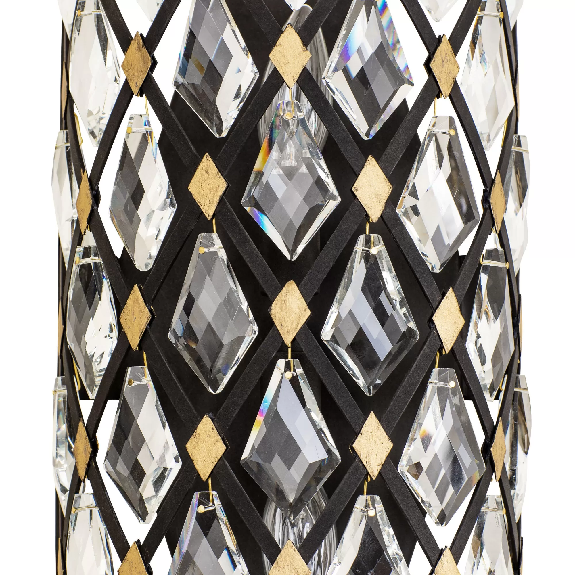 Windsor 345W02SCBHG 2-Light Wall Sconce - Carbon/Havana Gold 6 Windsor 345W02SCBHG 2-Light Wall Sconce - Carbon/Havana Gold - Image 6
