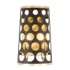 Bailey 346W02MBFG 2-Light Wall Sconce - Matte Black/French Gold
