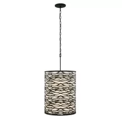 Kato 348F06CB 6-Light Pendant Light - Carbon Black -Lighting Decoration Store 348F06CB 1
