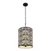 Kato 348F06CB 6-Light Pendant Light - Carbon Black