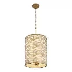 Kato 348F06HG 6-Light Pendant Light - Havana Gold