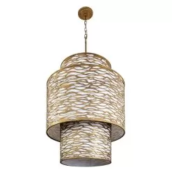 Kato 348F16HG Foyer Pendant Light - Havana Gold 7 Kato 348F16HG Foyer Pendant Light - Havana Gold -Lighting Decoration Store 348F16HG 3