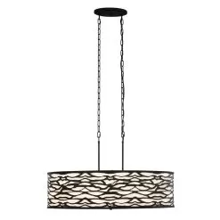 Kato 348N06CB 6-Light Pendant Light - Carbon Black -Lighting Decoration Store 348N06CB 3
