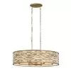 Kato 348N06HG 6-Light Pendant Light - Havana Gold