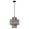 Kato 348P04CB 4-Light Pendant Light - Carbon Black