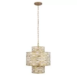 Kato 348P04HG 4-Light Pendant Light - Havana Gold