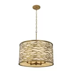 Kato 348P05HG 5-Light Pendant Light - Havana Gold -Lighting Decoration Store 348P05HG 3