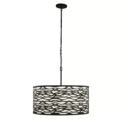 Kato 348P06CB 6-Light Pendant Light - Carbon Black -Lighting Decoration Store 348P06CB 2