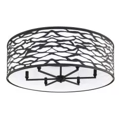 Kato 348S06CB 6-Light Ceiling Light - Carbon Black -Lighting Decoration Store 348S06CB 3
