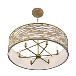 Kato 348S06HG 6-Light Ceiling Light - Havana Gold -Lighting Decoration Store 348S06HG 3