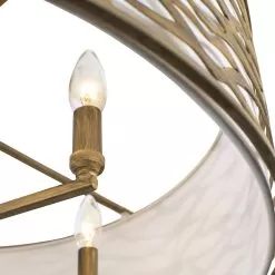 Kato 348S06HG 6-Light Ceiling Light - Havana Gold -Lighting Decoration Store 348S06HG 4