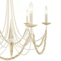 Brentwood 350C06CW 6-Light Chandelier - Country White 9 Brentwood 350C06CW 6-Light Chandelier - Country White -Lighting Decoration Store 350C06CW 2