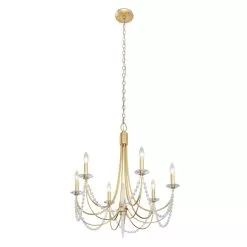Brentwood 350C06FG 6-Light Chandelier - French Gold -Lighting Decoration Store 350C06FG 3