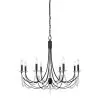 Brentwood 350C08CB 8-Light Chandelier - Carbon Black