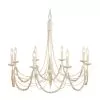 Brentwood 350C08CW 8-Light Chandelier - Country White