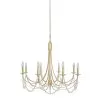 Brentwood 350C08FG 8-Light Chandelier - French Gold