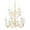 Brentwood 350C10CW 10-Light Chandelier - Country White