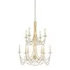 Brentwood 350C10FG 10-Light Chandelier - French Gold