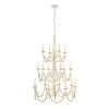 Brentwood 350C18CW 18-Light Chandelier - Country White