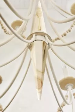 Brentwood 350C18CW 18-Light Chandelier - Country White 13 Brentwood 350C18CW 18-Light Chandelier - Country White -Lighting Decoration Store 350C18CW 2fullframe